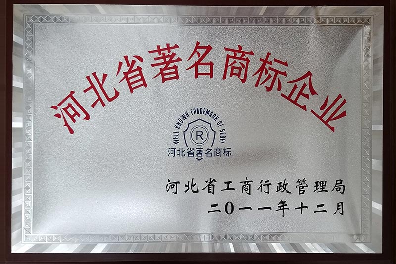 Famous Brand Enterprise in Hebei Province